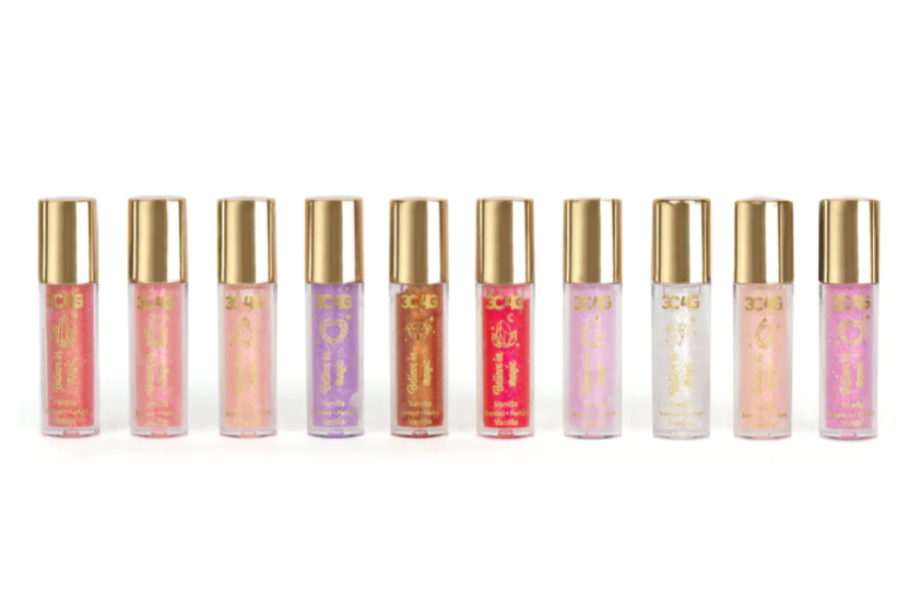 3C4G Pink & Gold 10pk Lip Gloss Set