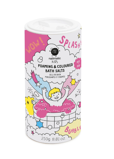 Foaming &amp; Colored Bath Salts | Pink
