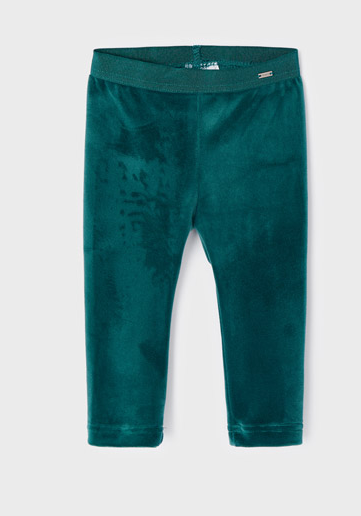 Basic Velvet Leggings | Pato Green | 727