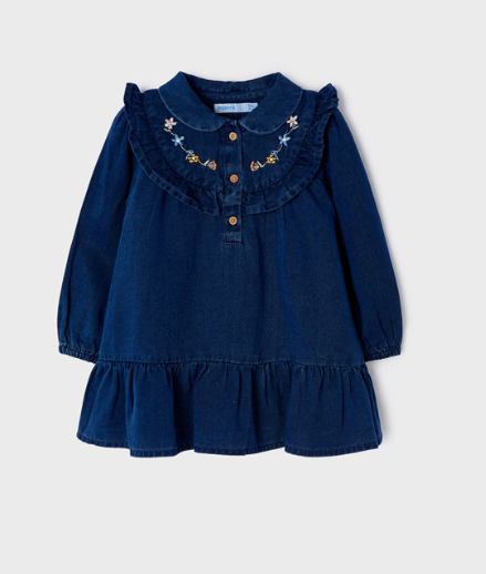 Embroidered Denim Dress | 2960