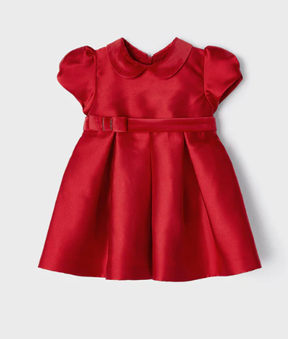 Taffeta Dress | Red | 2944