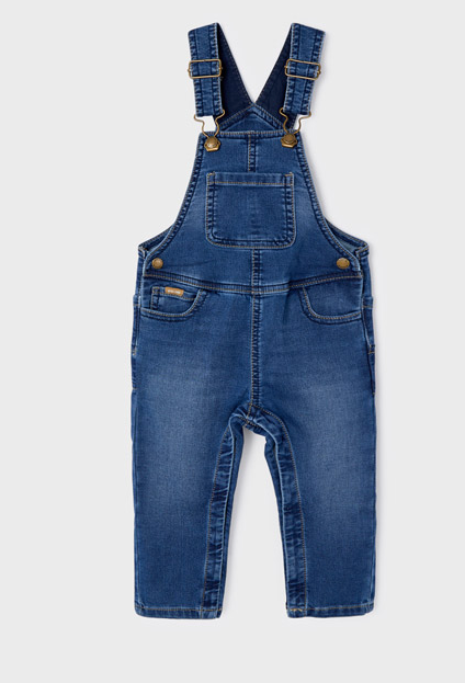 Soft Denim Overalls | Medium Wash | 2653