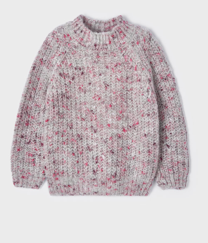 Marled Sweater | Plum | 4307