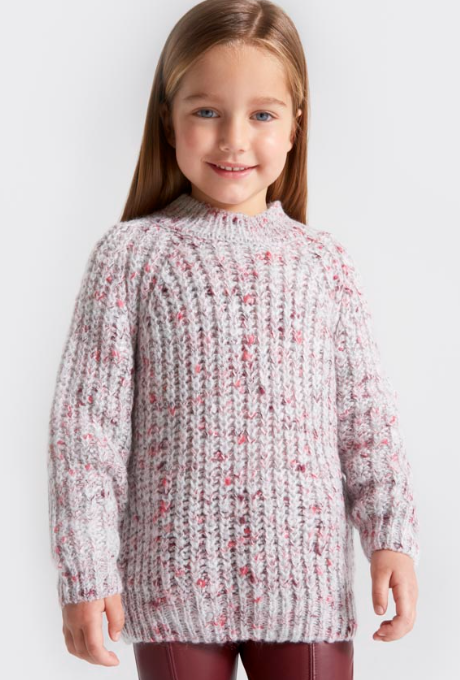 Marled Sweater | Plum | 4307