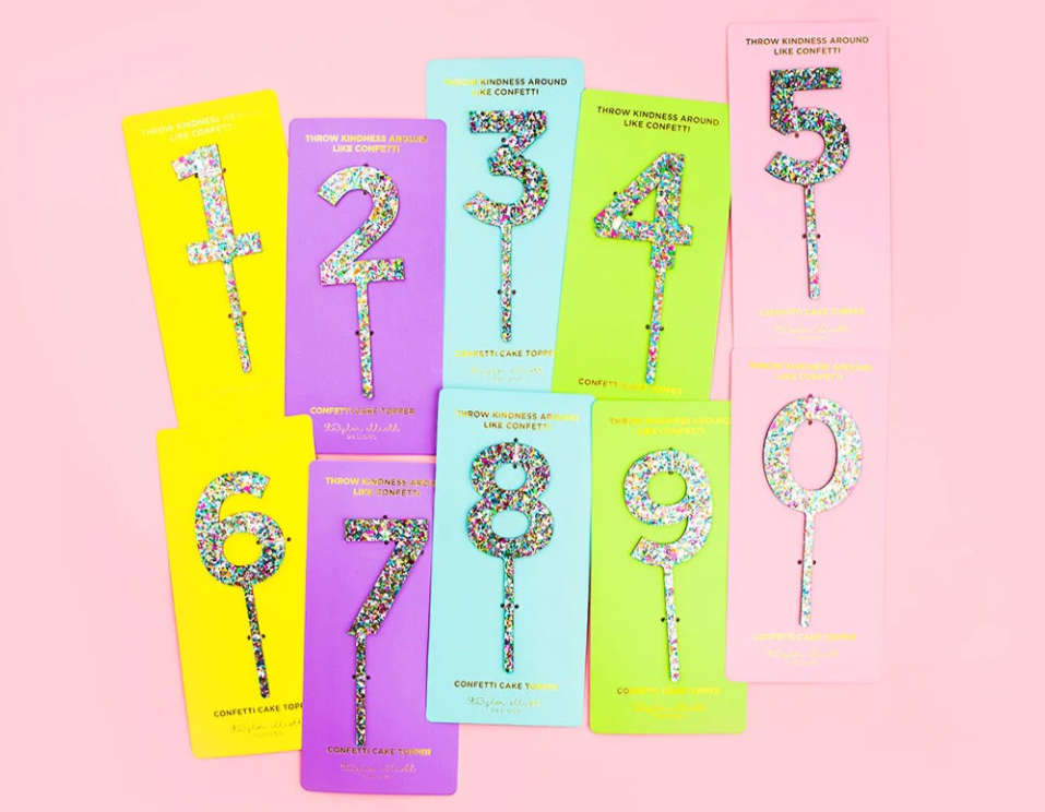 Confetti Cake Topper | 6