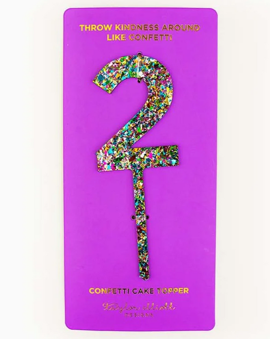 Confetti Cake Topper | 2
