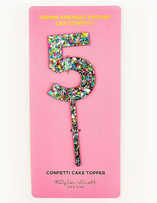Confetti Cake Topper 5