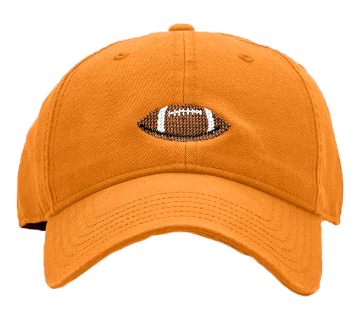 Persimmon Orange Embroidered Baseball Hat | Football