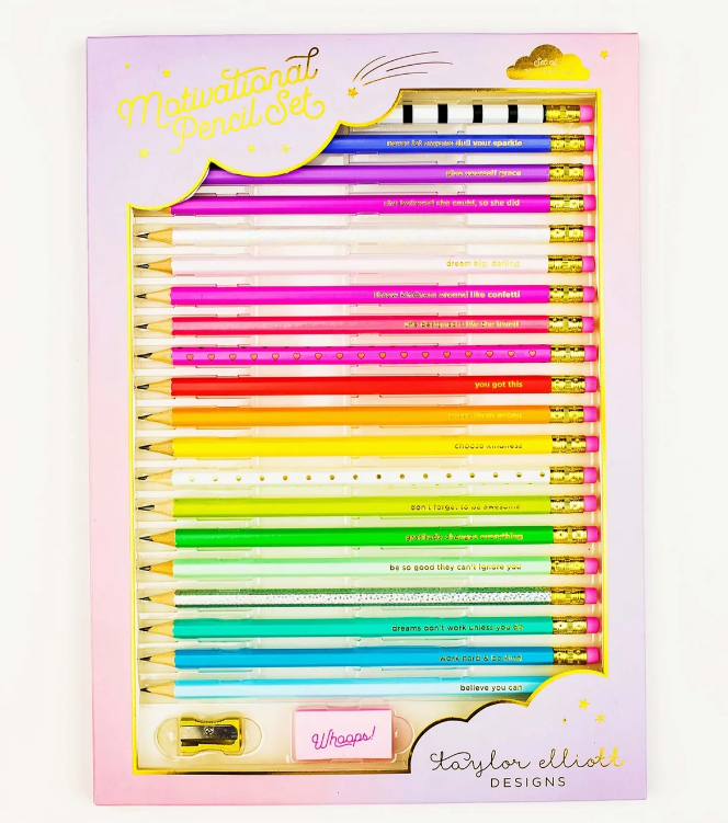 Motivational Pencil Set