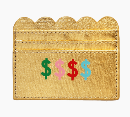 Gold Money/Card Holder