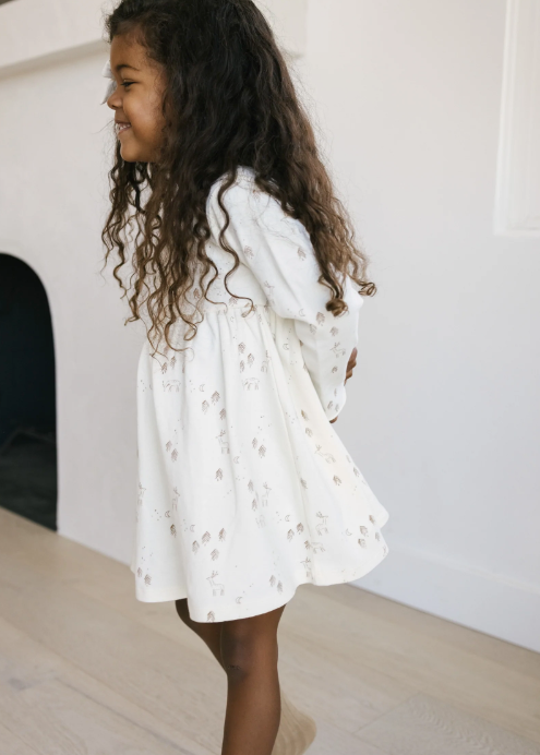 Long Sleeve Jersey Dress | Woodland