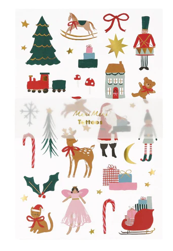 Christmas Tattoo Sheet