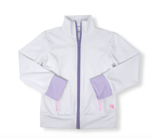 Juliet Jacket | White w/Lavender MG