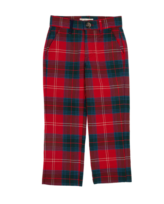 Prep School Pants | Middleton Place Plaid w/Grier Green Stork