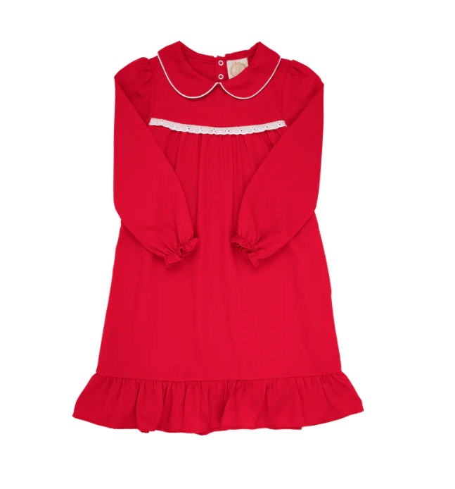 Goldie Locks Gown | Richmond Red w/Worthington White