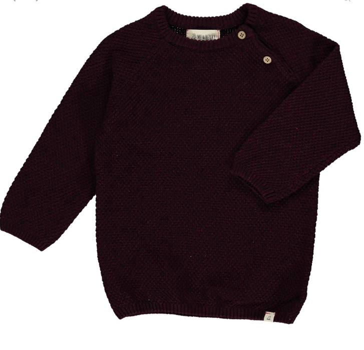 Roan Sweater | Heathered Burgundy