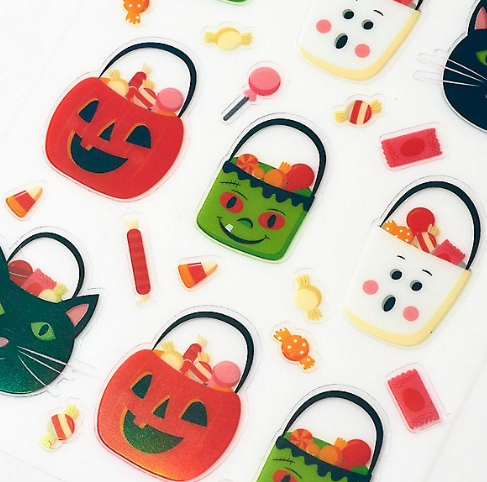 Trick or Treat Halloween Stickers