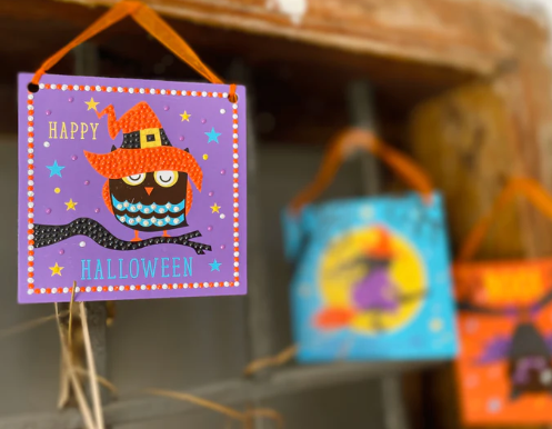 Totally Spooky Halloween Diamond Art Set