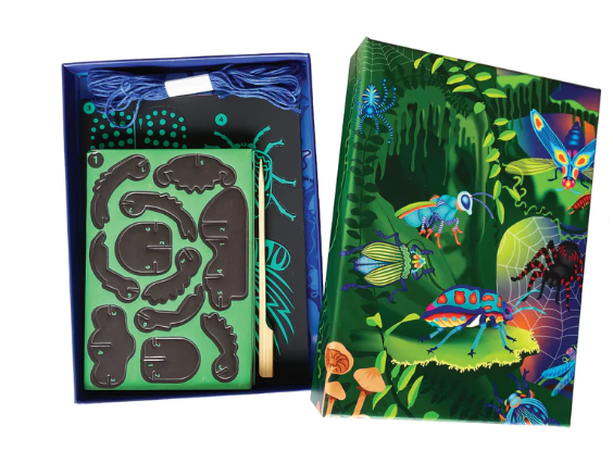 Totally Creepy Crawly 3D Scratch Art Set