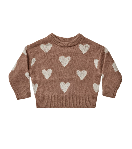 Knit Pullover | Hearts