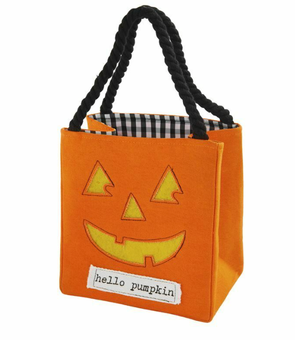 Pumpkin Light Up Candy Bag