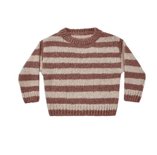 Aspen Sweater | Mocha Stripe