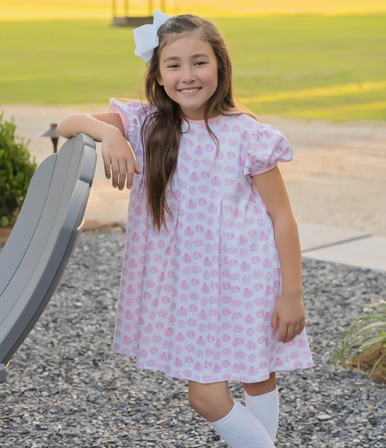 Penny Pleat Dress | Pumpkins