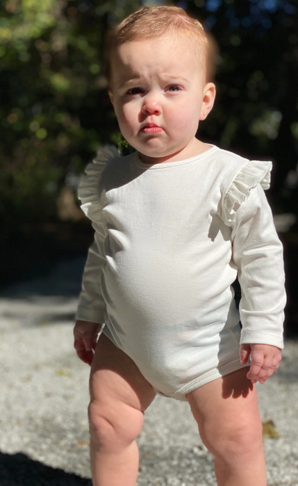 Quinn Onesie | Ivory