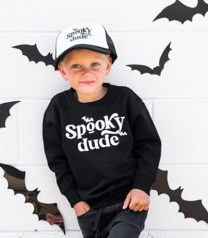 Spooky Dude Long Sleeve Sweatshirt