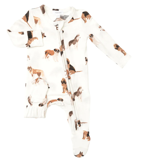 Bamboo Zipper Footie | Big Dogs
