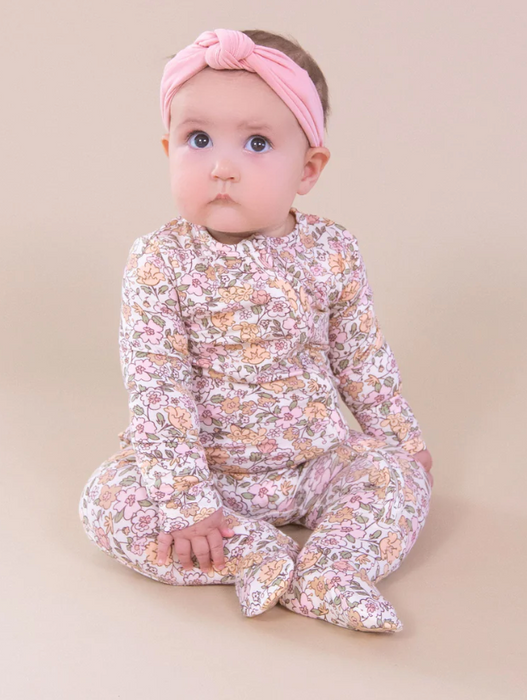 Bamboo Ruffle Zipper Footie | Good Day