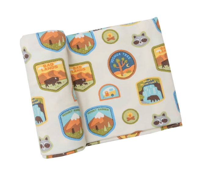 Bamboo Swaddle | Nat Parks Patches