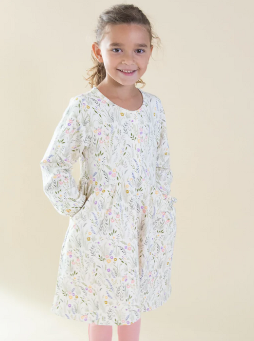 Organic Cotton Dress and Legging | Riverbank Floral