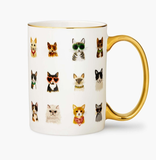 Cool Cats Porcelain Mug