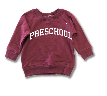 Preschool Sweatshirt | Maroon