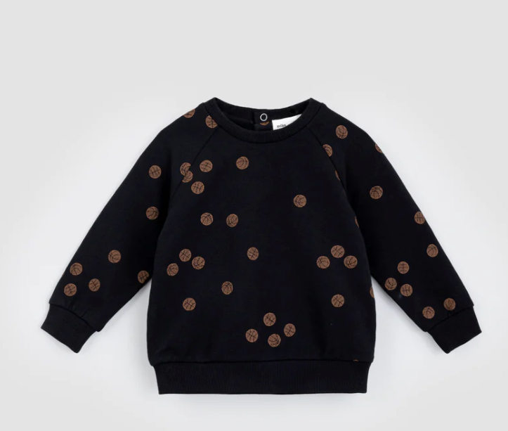 Basketball Print Sweatshirt