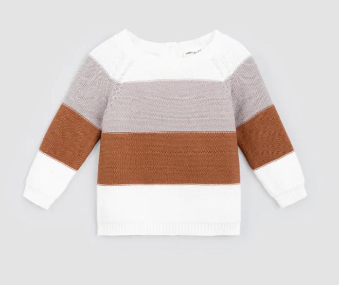 Colorblock Organic Sweater