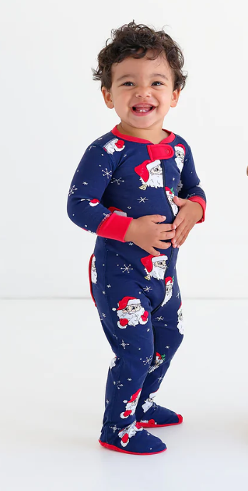 Knox's Night Night Footed | Dear Santa Richmond Red