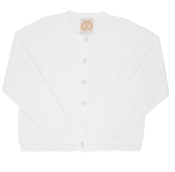 Cambridge Cardigan | Worth Avenue White Pearlized Buttons