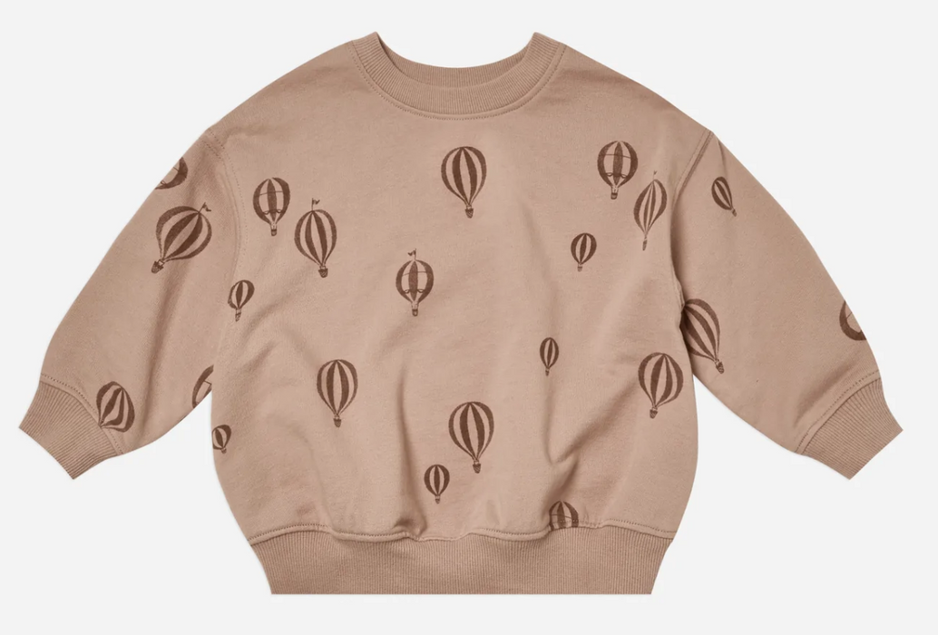 Relaxed Sweatshirt | Hot air Balloons