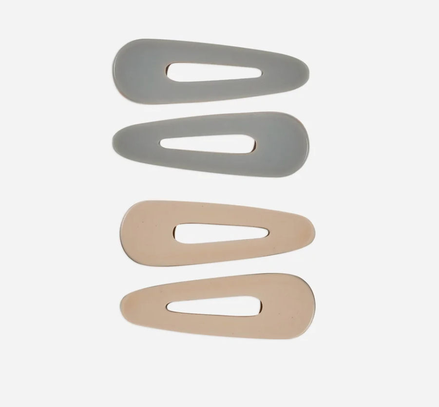 Slider Clip 4 Pack | Dusty Blue Rose