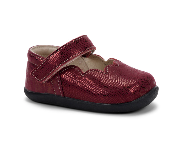 Infant Susie I | Burgundy Metallic