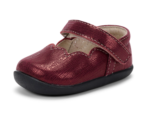 Infant Susie I | Burgundy Metallic
