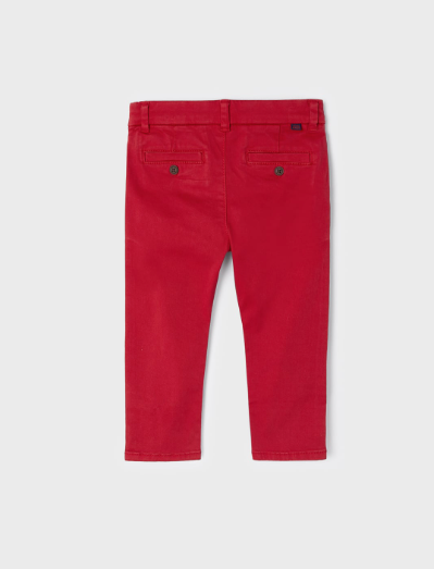 Baby Boy Slim Fit Chino | Red | 521