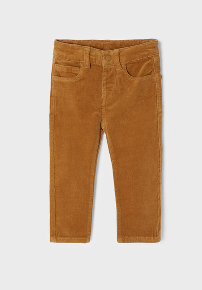 Slim Fit Cocoa Corduroy Pants (502)