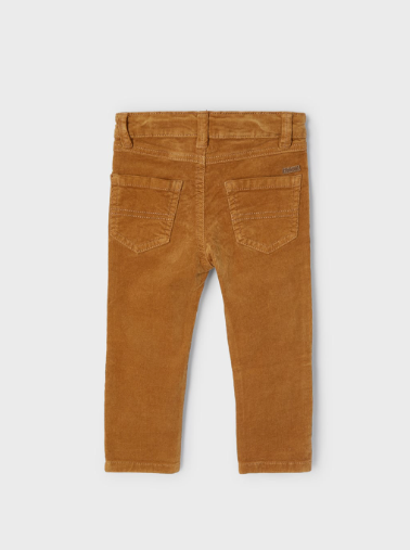 Slim Fit Cocoa Corduroy Pants (502)