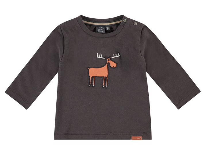 Baby Boy Long Sleeve TShirt | Asphalt Moose