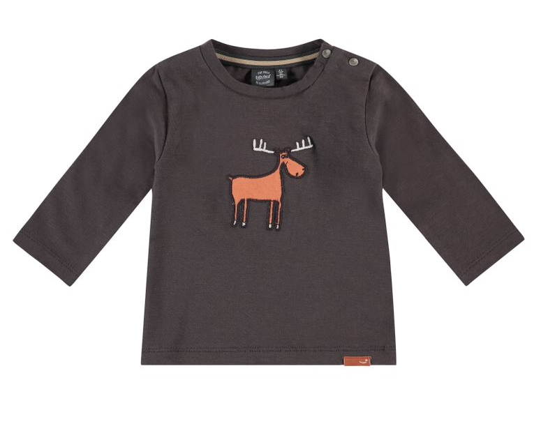 Baby Boy Long Sleeve TShirt | Asphalt Moose