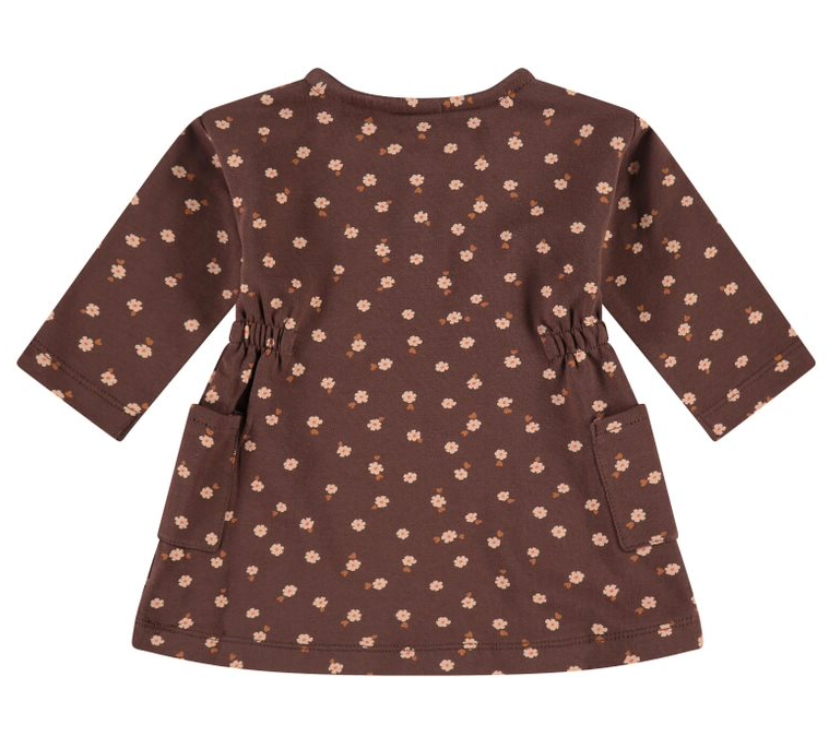 Baby Girl Long Sleeve TShirt | Brown Floral