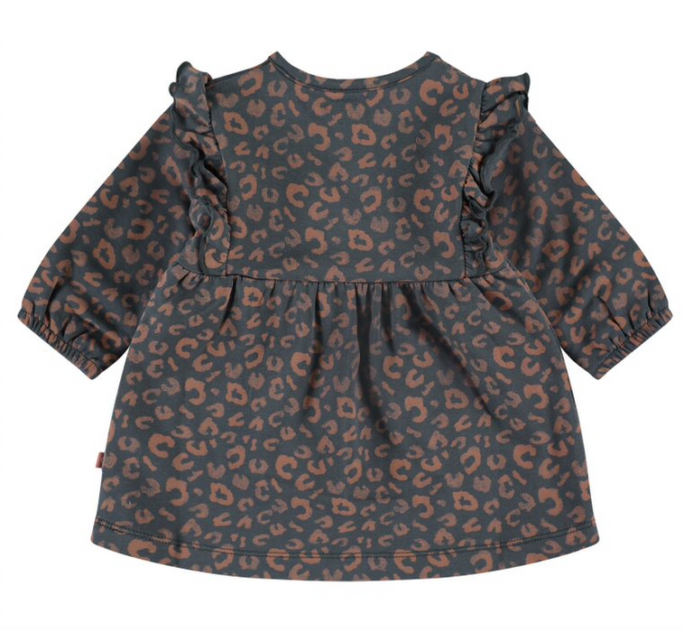 Baby Girl Long Sleeve Dress | Iron Print